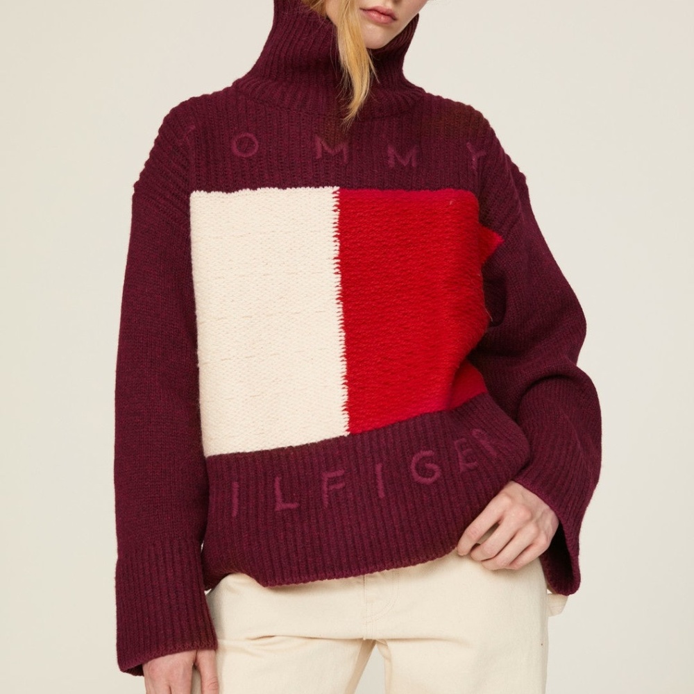 Tommy Hilfiger Flag Sweater, L - Picture 3 of 10